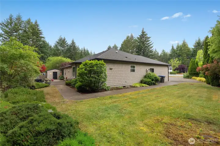 Enjoy the space and flexibility that only an oversized lot can provide. Enjoy the space and flexibility that only an oversized lot can provide.