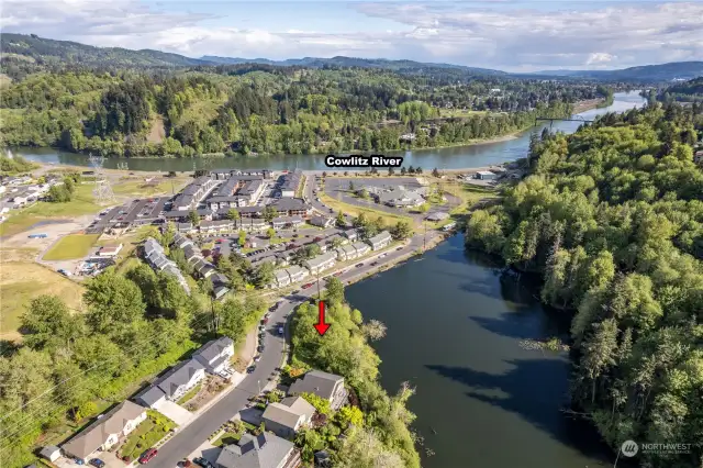 Aerial View of Property