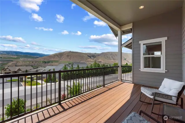 Covered Deck just off the dining room