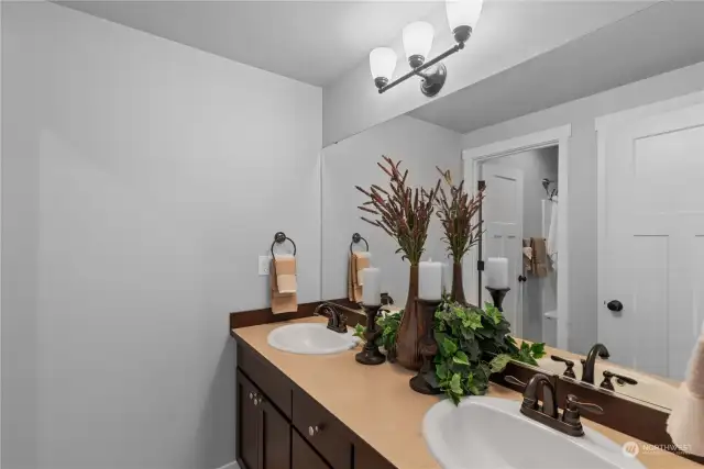 Downstairs Bath with Dual Vanities