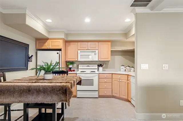 Second kitchen on the lower level.