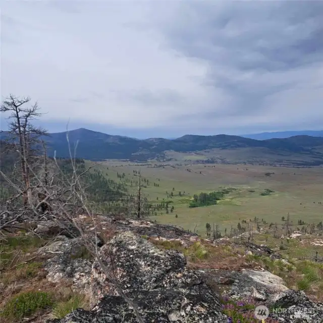 On top of the Ridge overlooking the valley