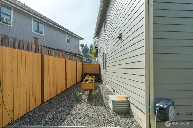 Garden space.