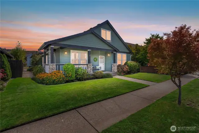 Perfectly manicured property.