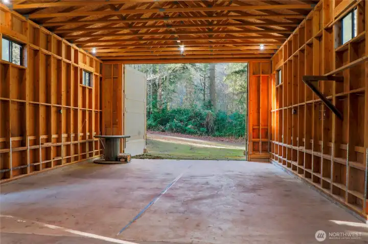 Covered storage for boat, Class A motorhome, or storage.