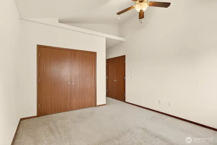 Primary with two closets