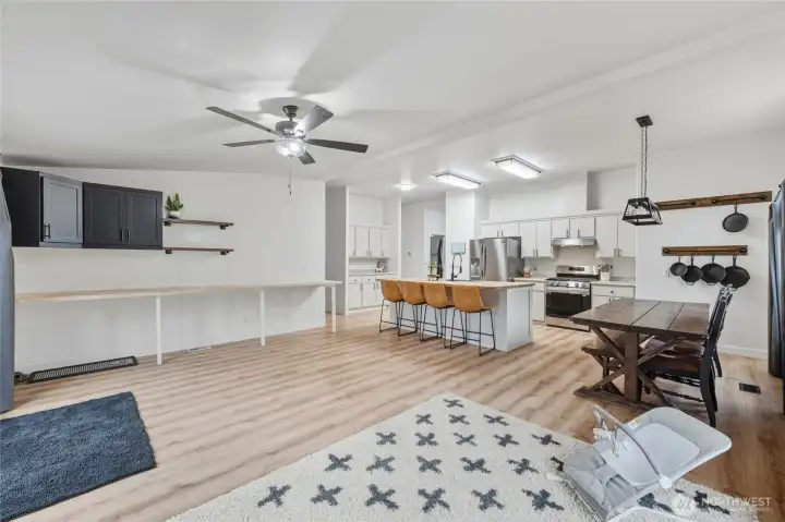 open area with flex space