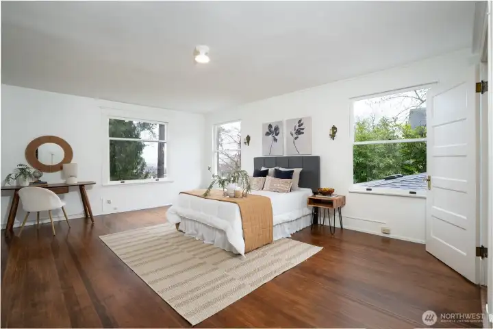 Bedroom 2 with a view!