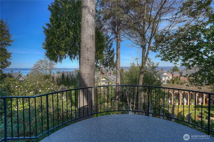 Another Deck view. You can see Annie Wright School in the background