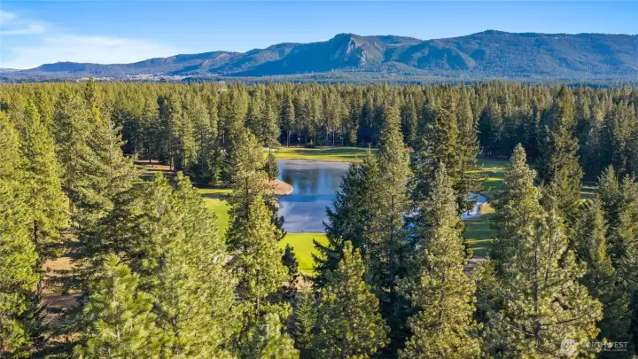 Aerial view of homesite