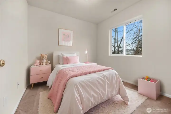 Bedroom #3 - Virtually staged