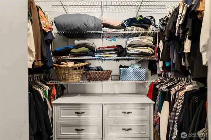 Primary walk-in closet