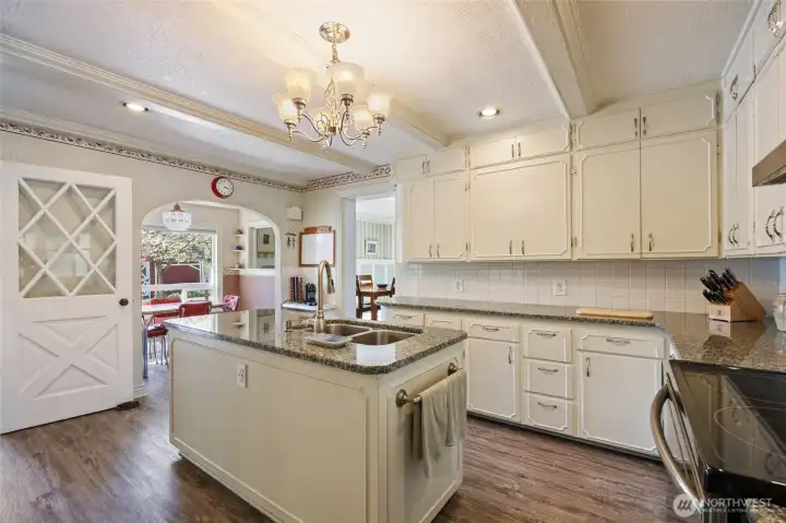 kitchen with island