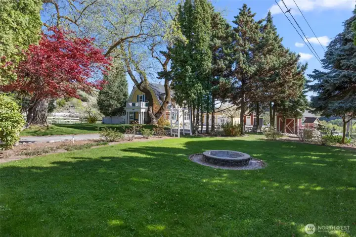 gather around the fire