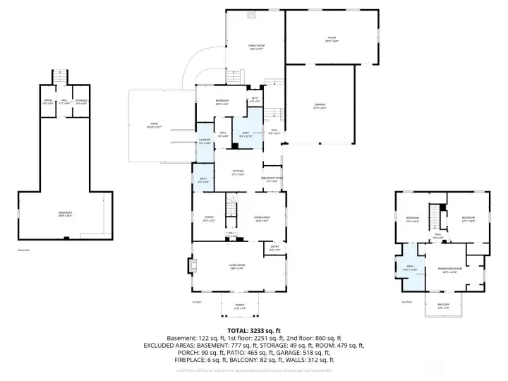 dimensions and square footage are approximate. does not include unfinished basement space (storage)