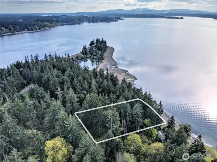 Southerly end of Harstine island