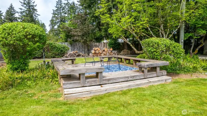 Fun place to relax and get away for the group, or bring the party outside.