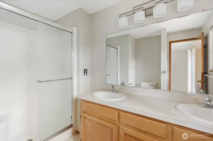 Primary bathroom.