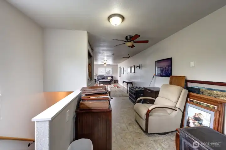 Bonus area above the garage