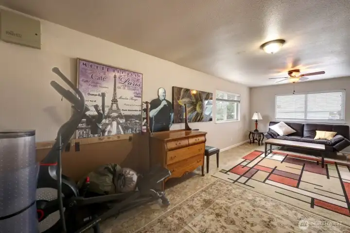 Bonus area is great space for visitors