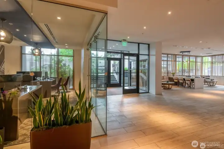 Onsite meeting space for work or events Onsite meeting space for work or events