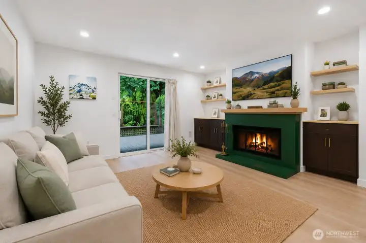Virtual Staged Living Room