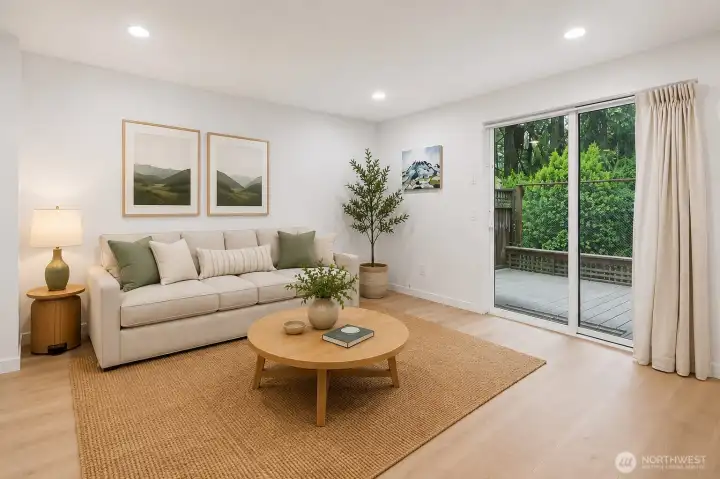 Virtual Staged Living Room