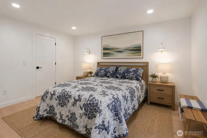Virtual Staged Primary Bedroom