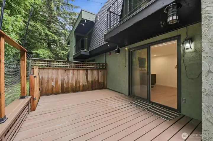 Private Back Deck
