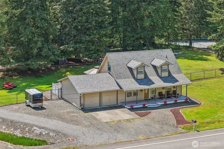 Two car garage and lots of off street parking