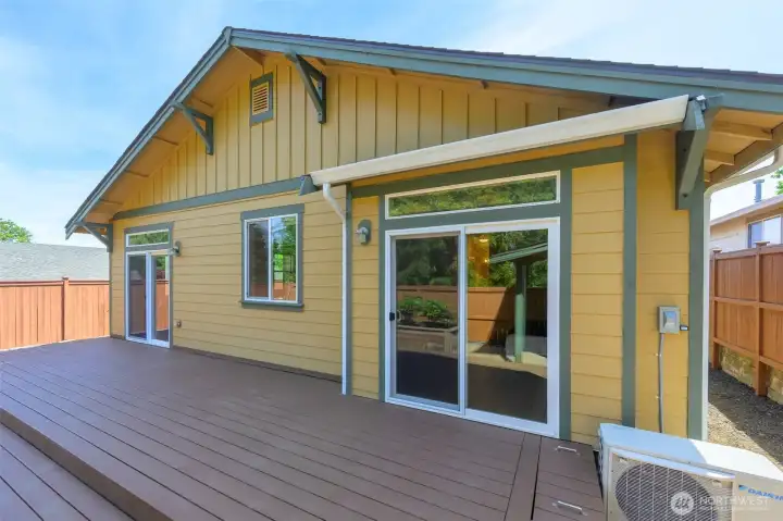 deck with primary access