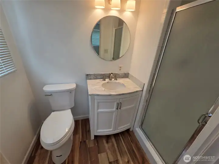 Primary 3/4 bath Primary 3/4 bath