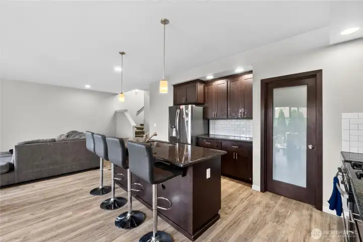 Walk in pantry. Walk in pantry.