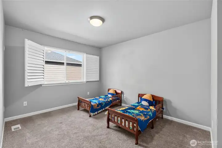 Bedroom #4 upstairs. Bedroom #4 upstairs.