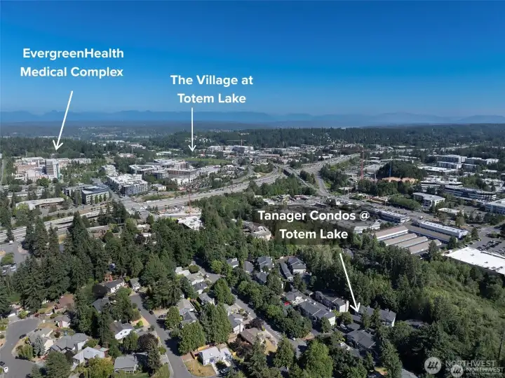 Tanager Condos @ Totem Lake offers a superb location and easy access to EvergreenHealth Center, The Village @ Totem Lake and convenient I-405 access. Tanager Condos @ Totem Lake offers a superb location and easy access to EvergreenHealth Center, The Village @ Totem Lake and convenient I-405 access.