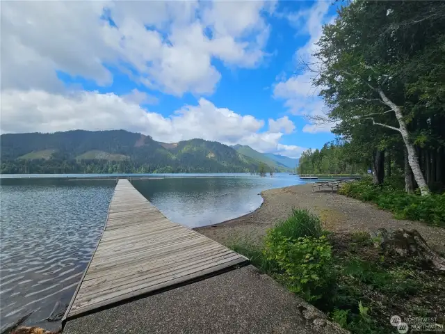 Dock at Lake Cushman