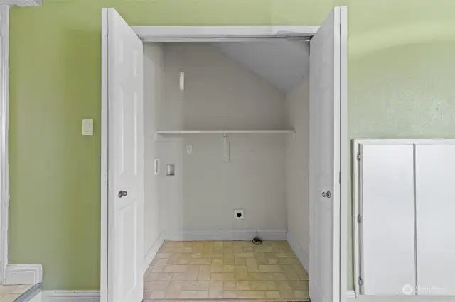 Laundry Closet - Main Floor