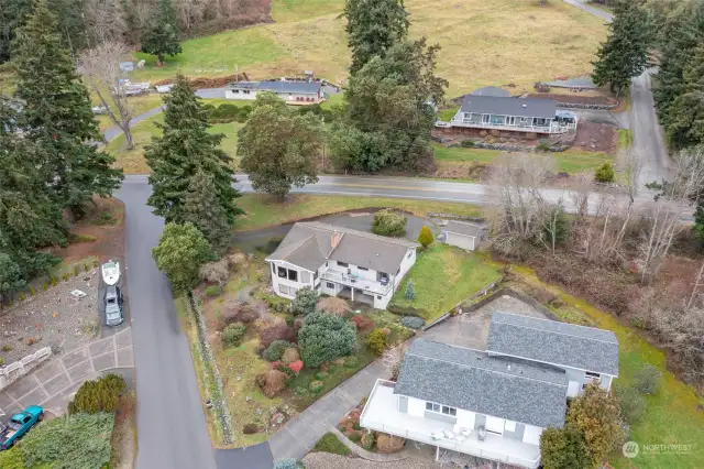 Overhead view of home.