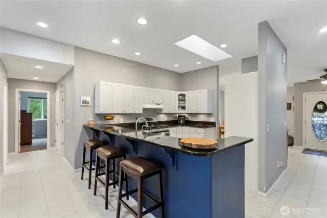 Oversized kitchen has room for everyone!