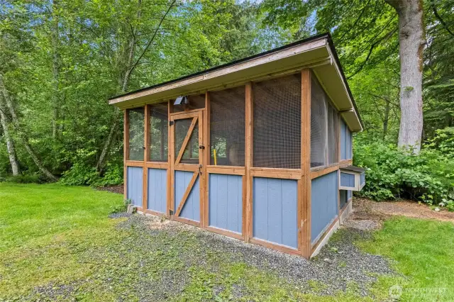 Well thought-out chicken coop