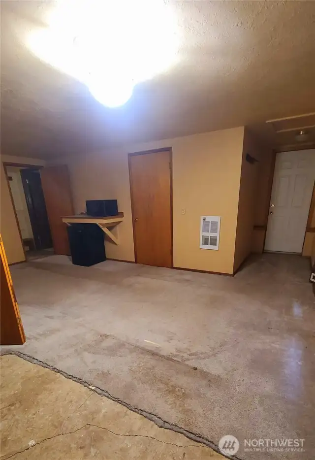 Bonus room lower level