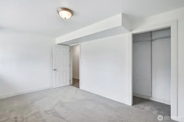 Lower Level Bedroom Boasts New Wall to Wall Carpeting & Fresh Paint~Both Lower Level Bedrooms are Generous in Size~