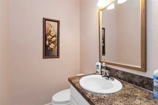 1/2 bath down stairs