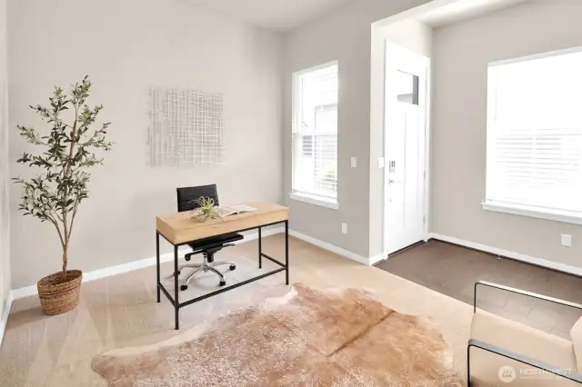 Make this flex space a   home gym, home office or craft studio, the choice is yours!