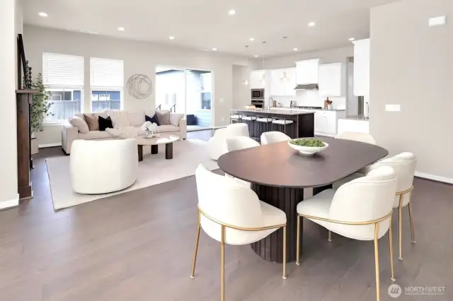 Spacious and inviting, this living room is the heart of the home.