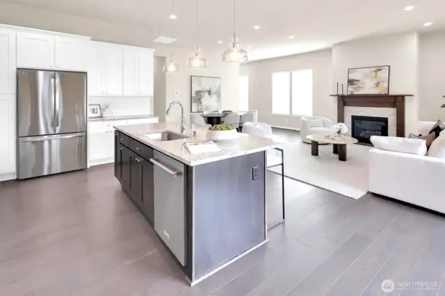 Sleek stainless steel appliances for all your cooking needs.