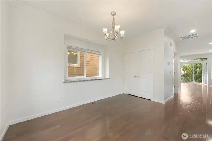 all main level- hardwood floors.