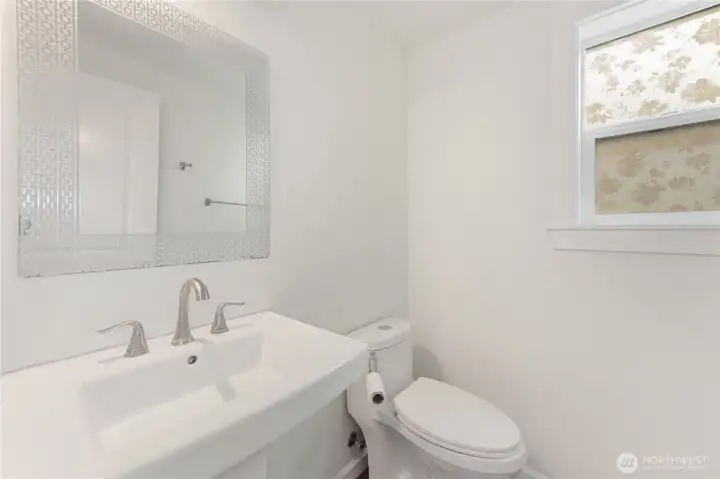 Powder Room on the main level
