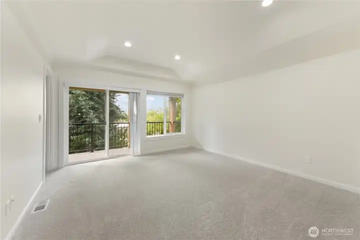 Primary Bedroom on the upper level