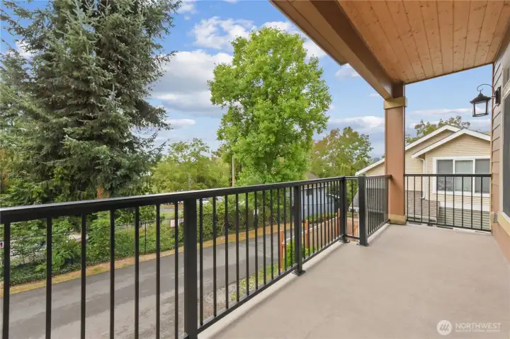 Balcony from the primary Bedroom.